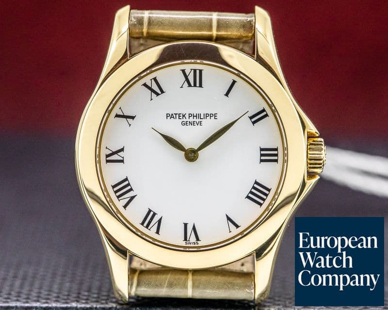 Image of Patek Philippe Lady Calatrava 4905 Manual Wind 18K Yellow Gold