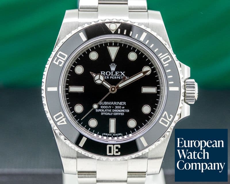 Image of Rolex Submariner No Date Ceramic Bezel SS