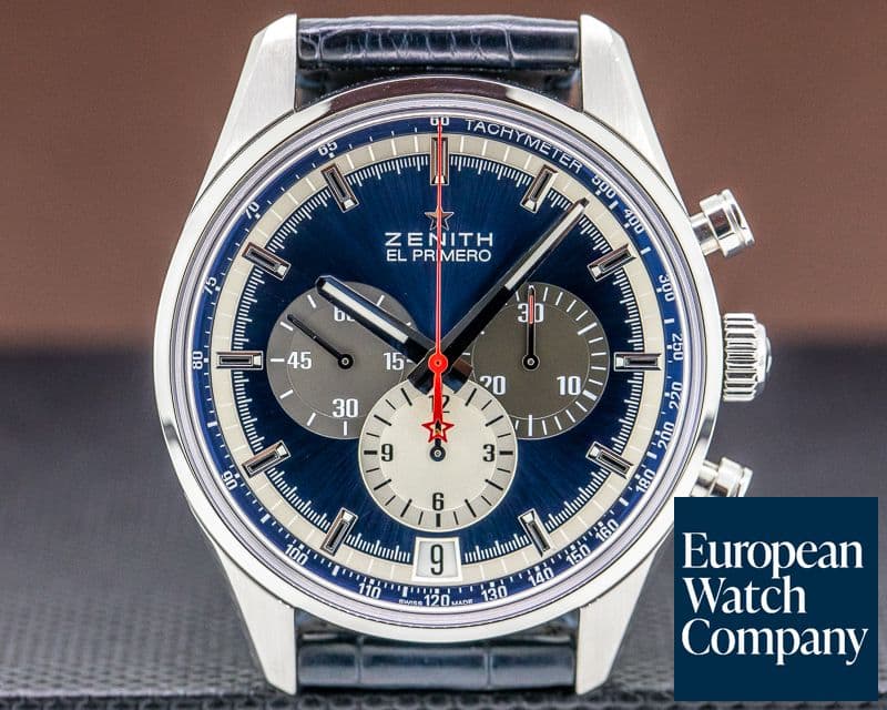 Image of Zenith Chronomaster El Primero Blue Dial 
