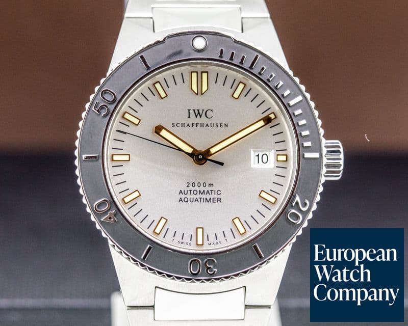 Image of IWC Aquatimer GST 2000 Silver Dial SS RARE