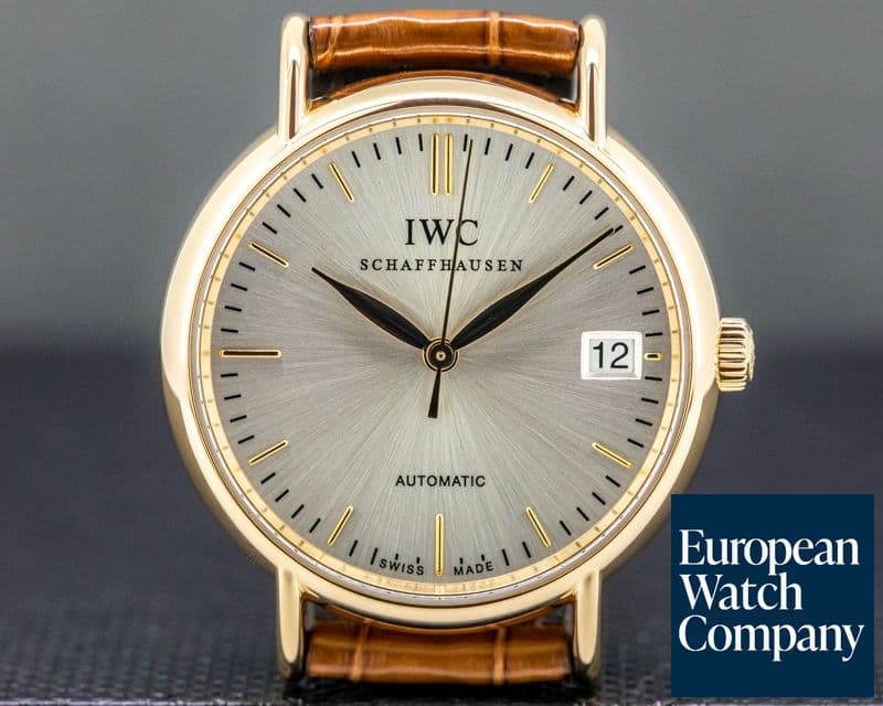 Image of IWC Portofino Automatic Rose Gold Silver Dial 