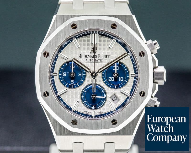 Image of Audemars Piguet Royal Oak Chronograph Silver Dial SS 38MM UNWORN