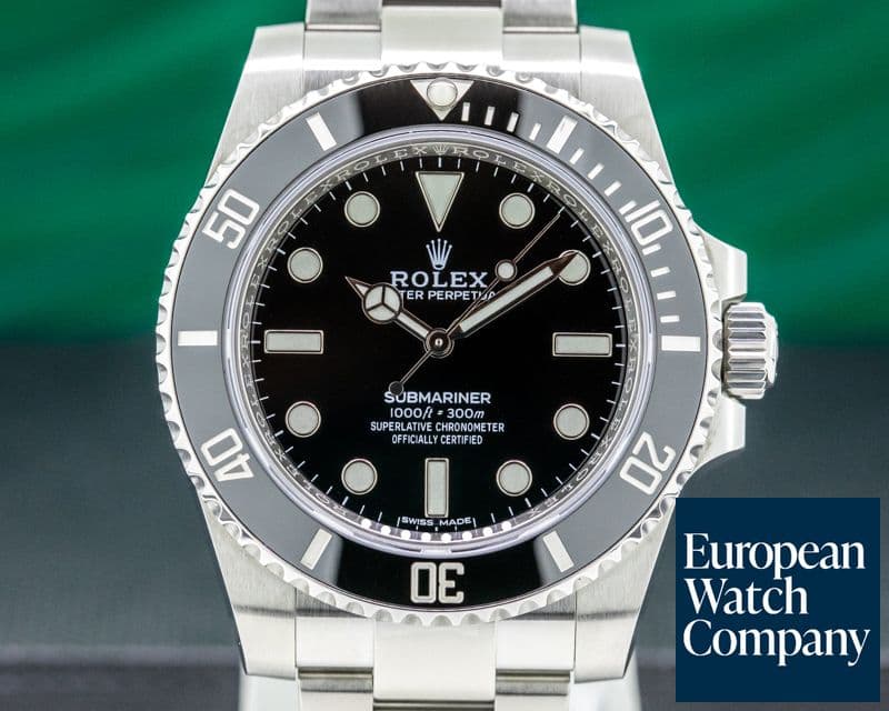 Image of Rolex Submariner No Date Ceramic Bezel SS