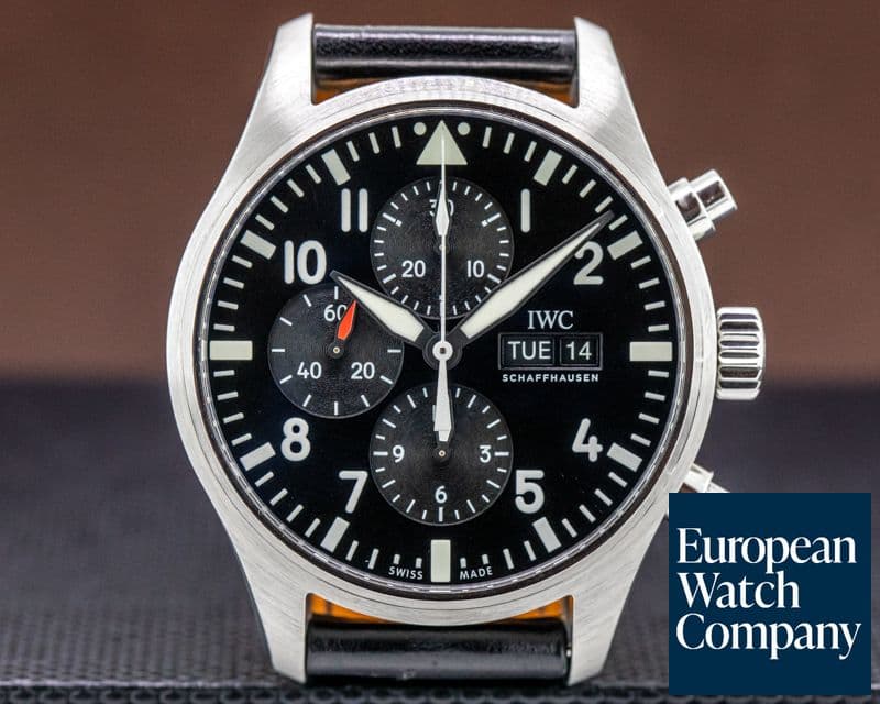 Image of IWC Flieger Pilot Chronograph SS  