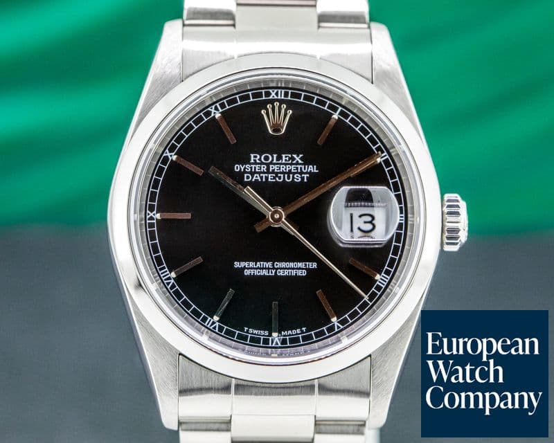 Image of Rolex Datejust Black Dial SS Oyster