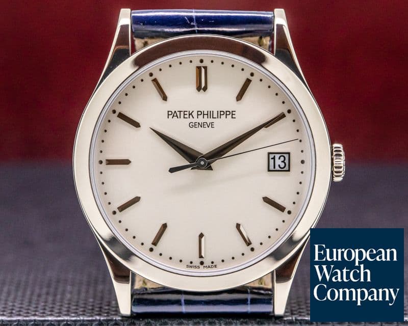 Image of Patek Philippe Calatrava 18K White Gold Silver Dial 
