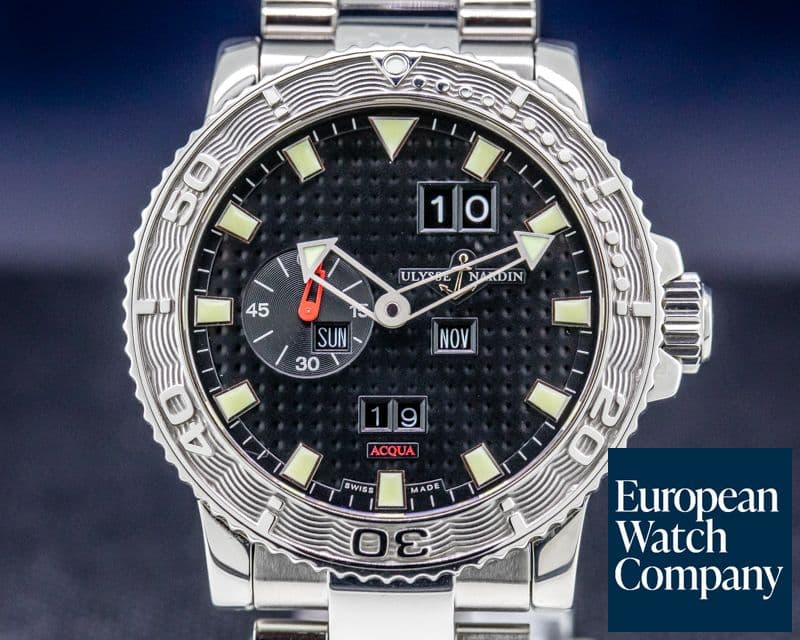 Image of Ulysse Nardin Marine Acqua Perpetual
SS Black Dial