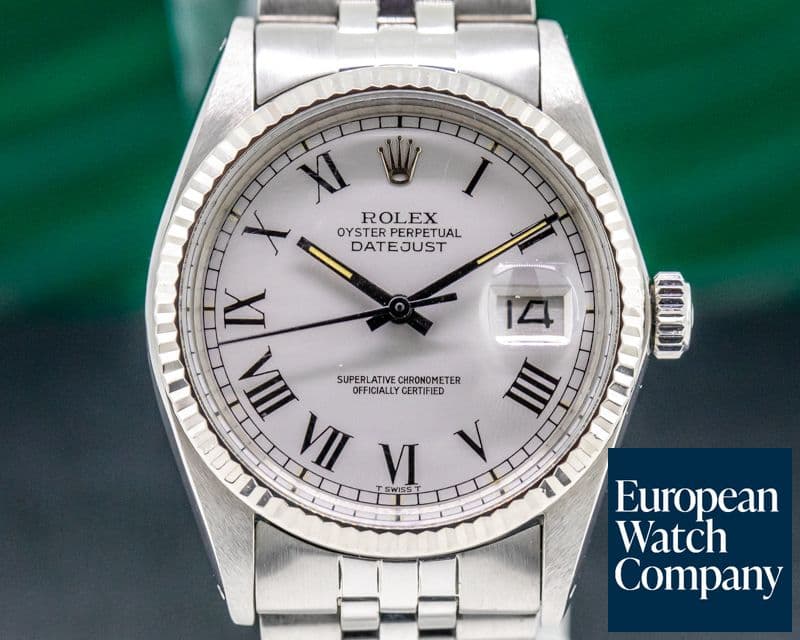 Image of Rolex Datejust Grey Buckley Dial SS Jubilee COMPLETE