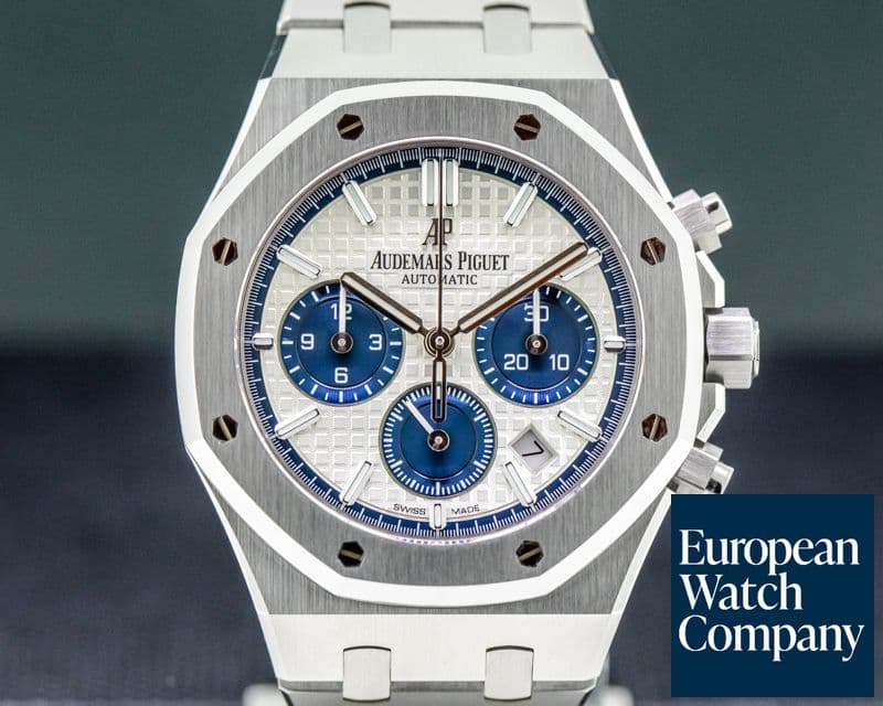 Image of Audemars Piguet Royal Oak Chronograph Silver Dial SS 38MM 