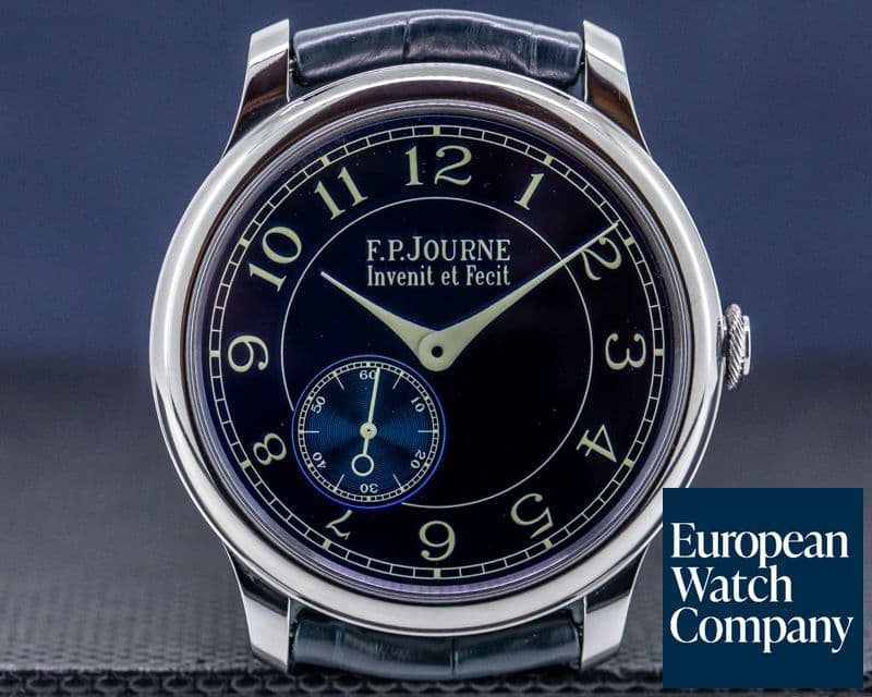 Image of F. P. Journe Chronometre Bleu Tantalum Blue Dial 
