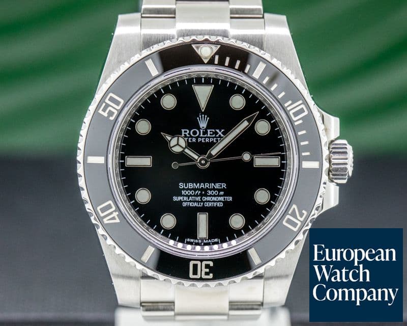 Image of Rolex Submariner No Date Ceramic Bezel SS