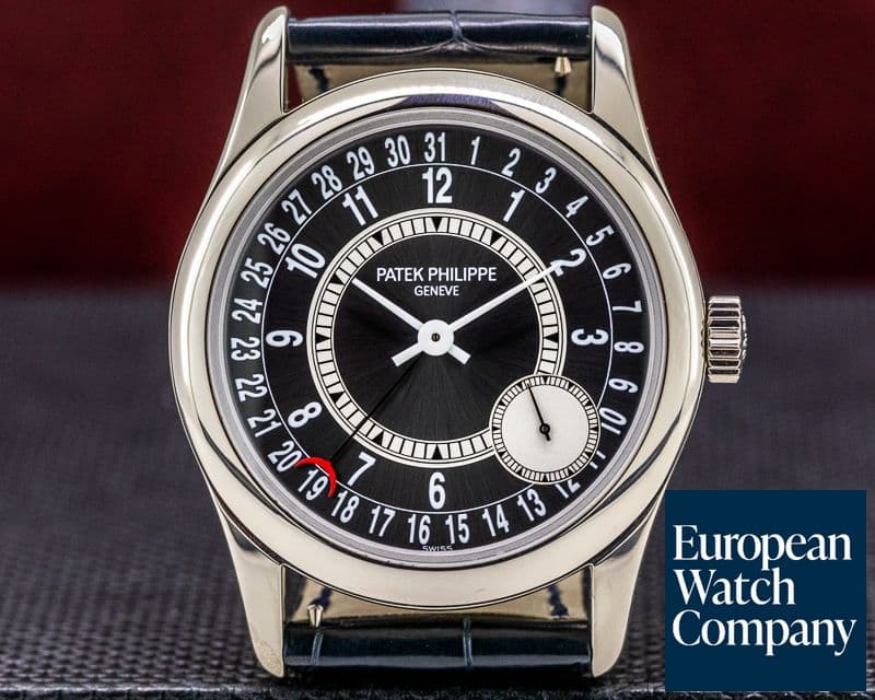 Image of Patek Philippe Calatrava Grey Dial 18K White Gold / Deployant