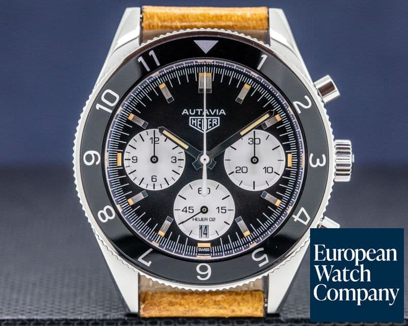 Image of TAG Heuer Autavia Heritage Chronograph SS/Strap "Panda Dial"
