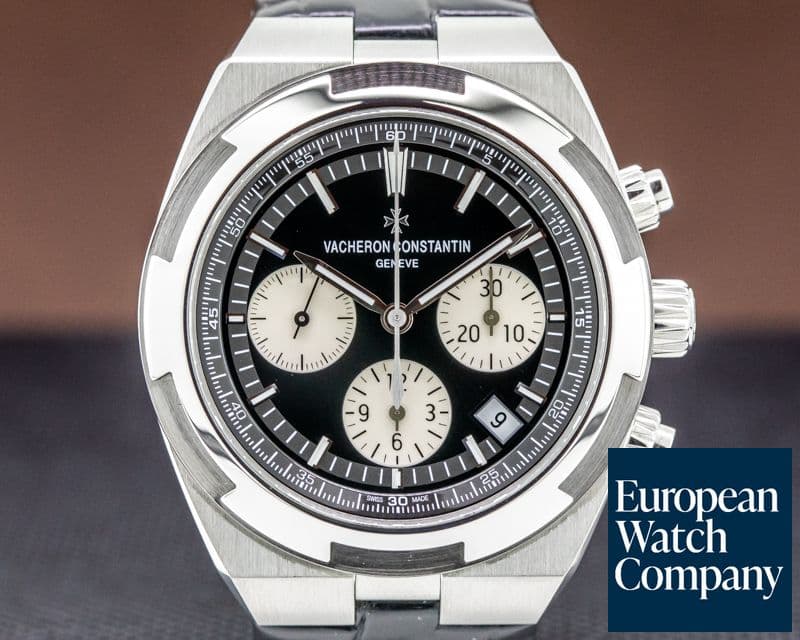 Image of Vacheron Constantin Overseas Chronograph Black Panda Dial SS / SS UNWORN