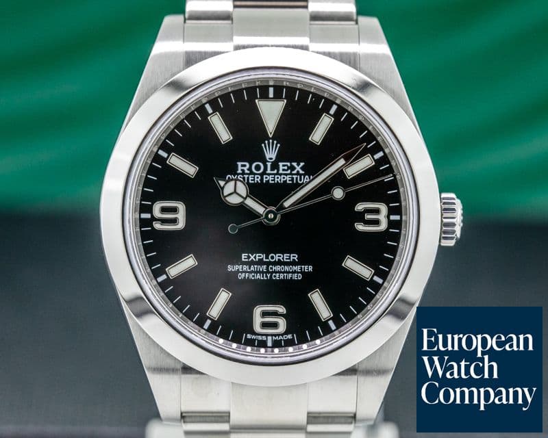 Image of Rolex Explorer I Black Dial 39MM 