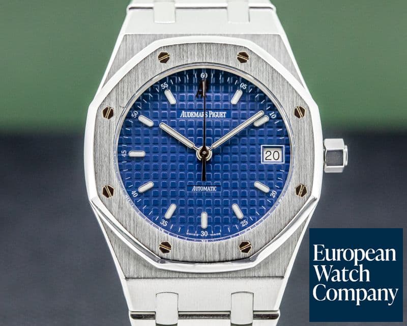 Image of Audemars Piguet Royal Oak Blue Dial SS 36MM FULL SET  