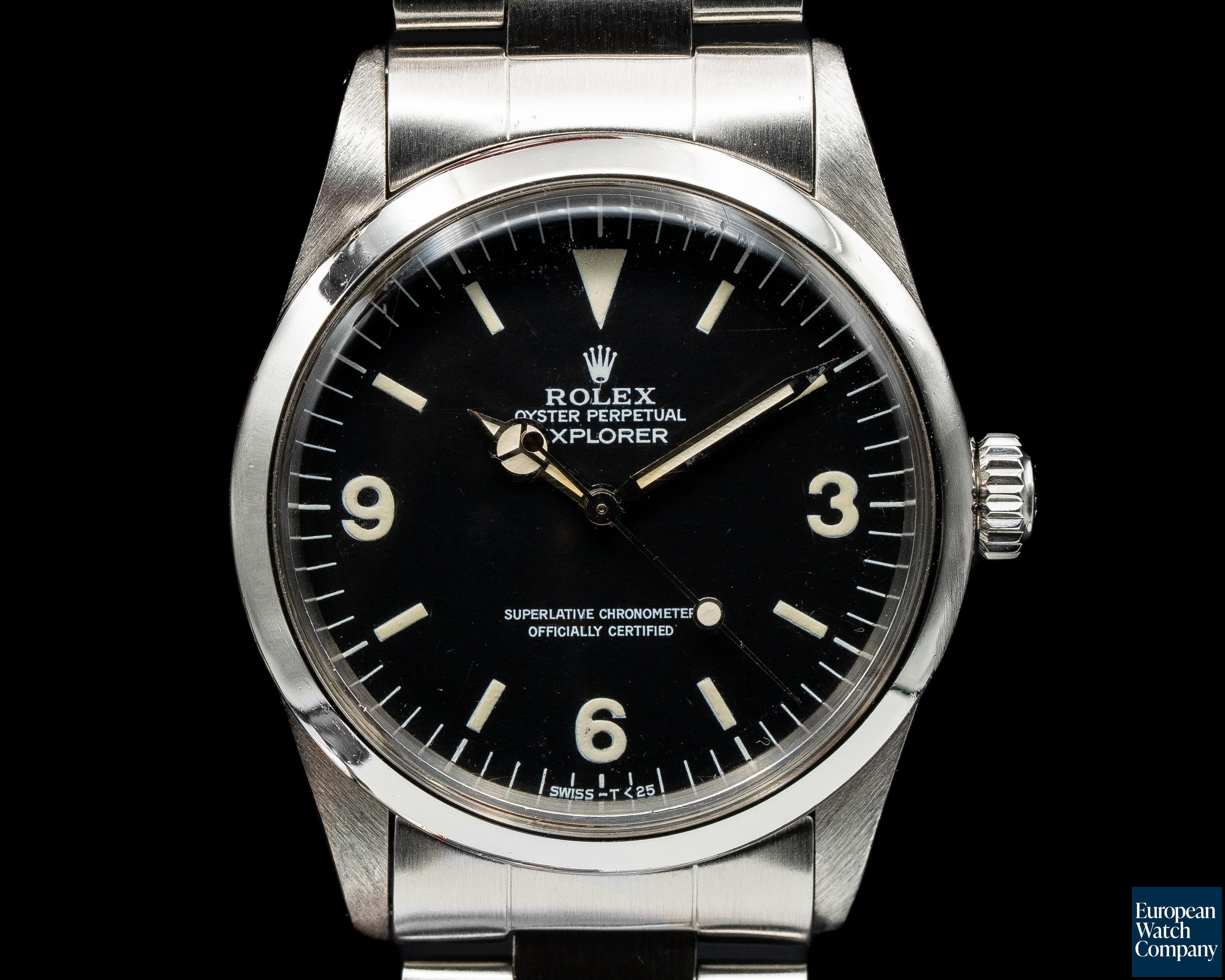 Image of Rolex Vintage Explorer I Matte Circa 1986 GREAT PATINA