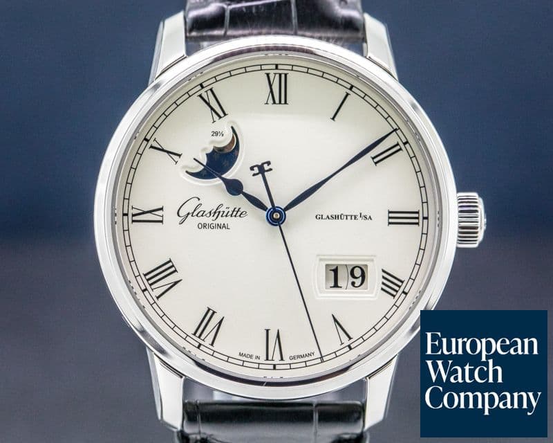 Image of Glashutte Original Senator Panorama Date Moon Phase SS 