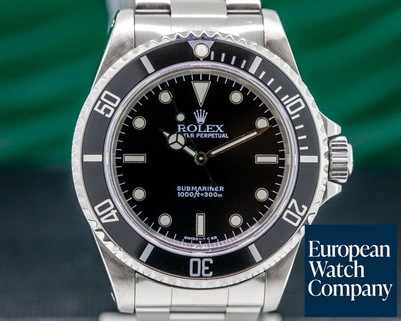 Image of Rolex Submariner No Date SS 2 Line FULL SET 