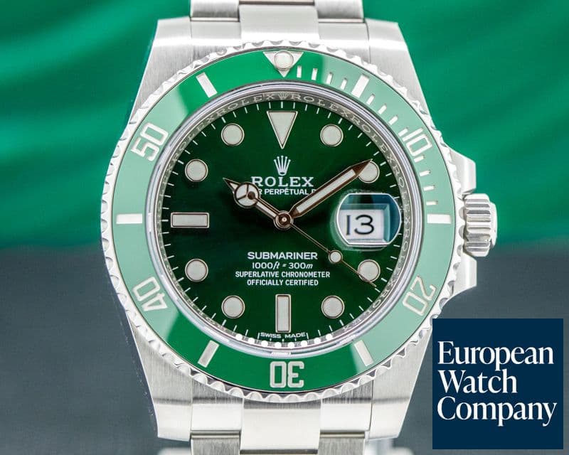 Image of Rolex Submariner Green Ceramic Bezel Green Dial SS 2019