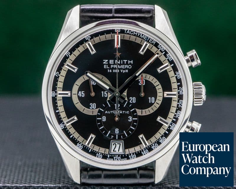 Image of Zenith El Primero Chronograph Black Dial