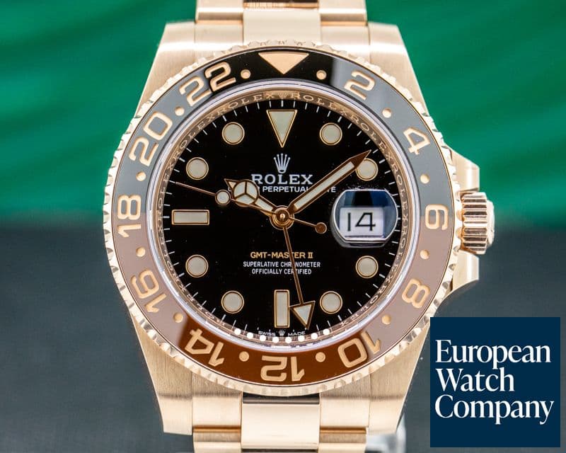 Image of Rolex GMT Master II 18K Everose Ceramic Root Beer  