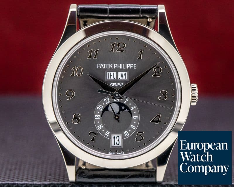 Image of Patek Philippe Annual Calendar Anthracite Dial 18K White Gold 