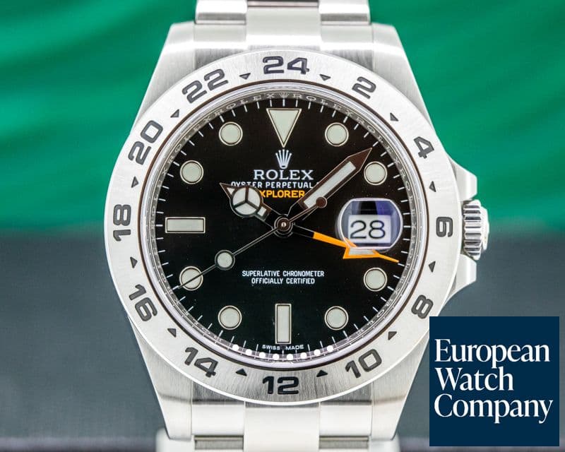 Image of Rolex Explorer II Black Dial SS / FULL SET 