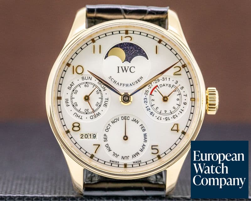 Image of IWC Portuguese Perpetual Calendar II 18K Rose Gold FULL SET