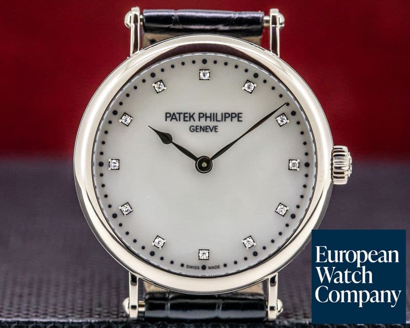 Image of Patek Philippe Ladies Calatrava New York 2017 Special Edition 18K WG MOP Dial LIMITED 