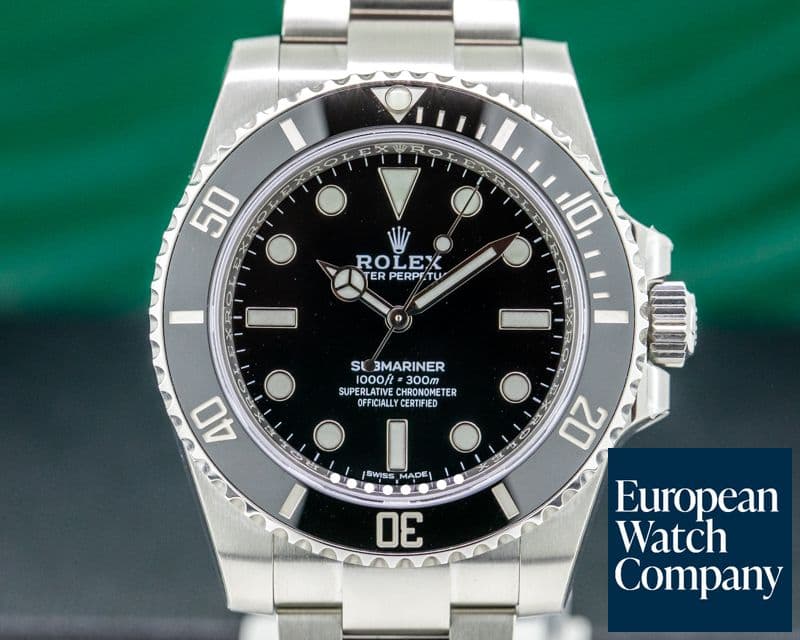 Image of Rolex Submariner No Date Ceramic Bezel SS UNWORN