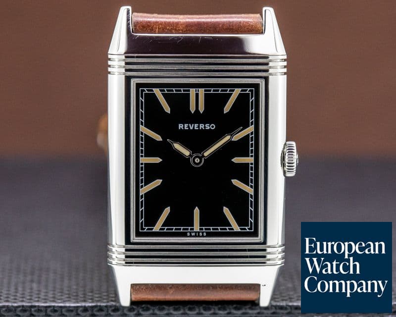 Image of Jaeger LeCoultre Tribute to Reverso 1931 Ultra Thin SS Black Dial US LIMITED