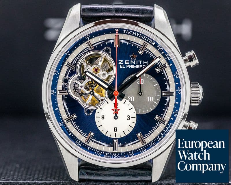 Image of Zenith El Primero Blue Chronomaster 1969 SS / Leather