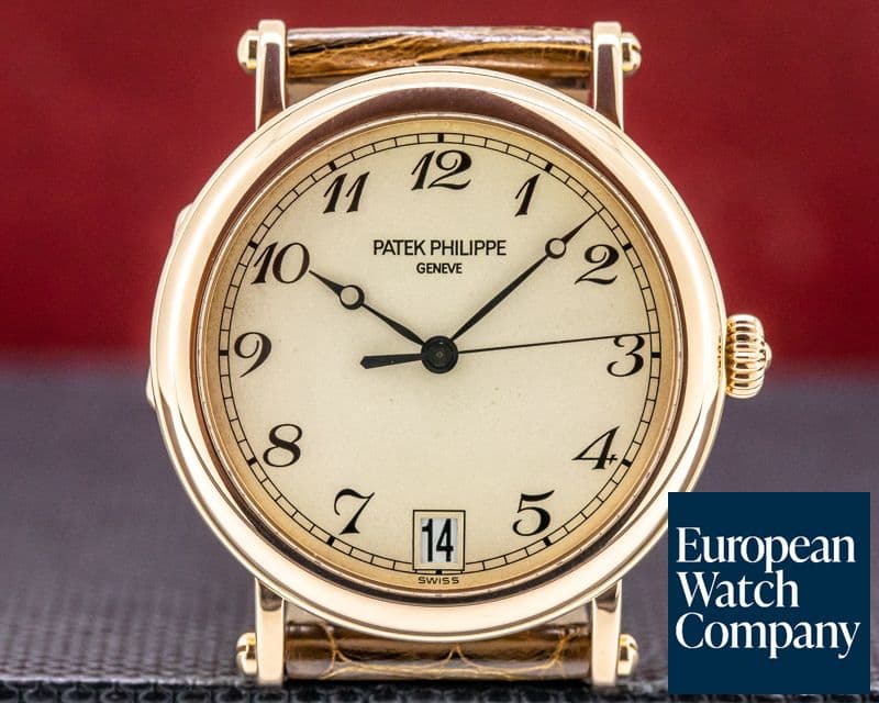 Image of Patek Philippe Calatrava 5053 Officers Case 18K Rose Gold