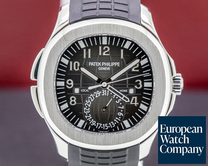 Image of Patek Philippe Aquanaut Travel Time SS / Rubber 