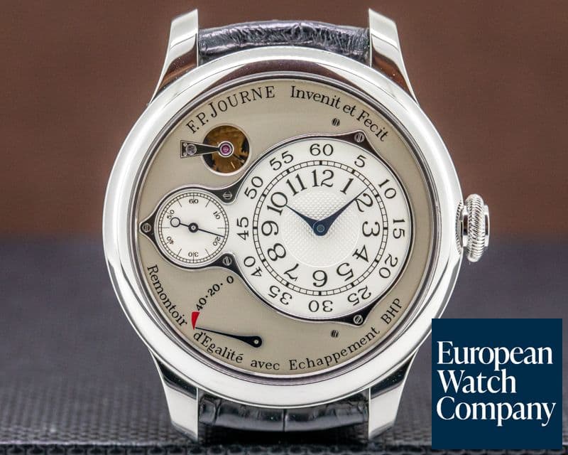 Image of F. P. Journe Chronometre Optimum Platinum / Silver Dial 42MM