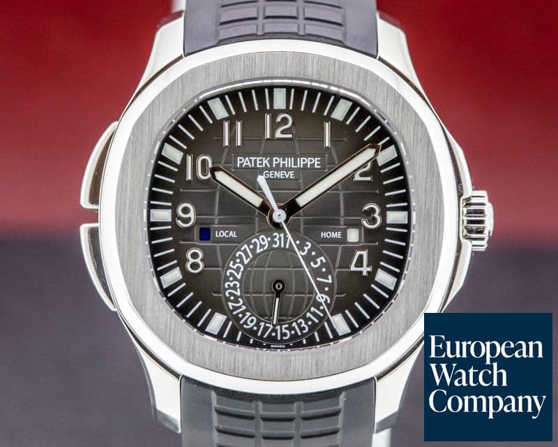 Image of Patek Philippe Aquanaut 5164 Travel Time SS / Rubber 