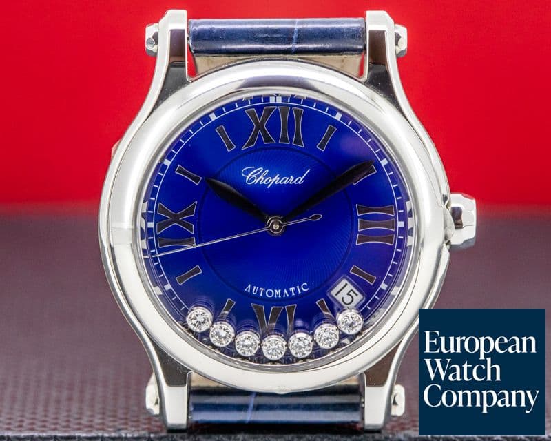 Image of Chopard Happy Sport Medium Automaitc 36mm Blue Dial UNWORN