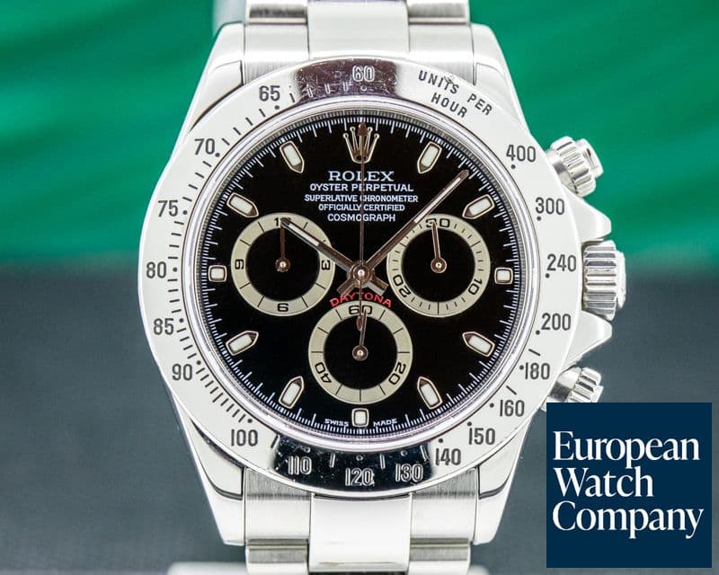 Image of Rolex Daytona Black Dial SS FULL SET 