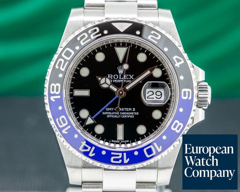 Image of Rolex GMT Master II 116710  Ceramic Black & Blue "Batman" SS 