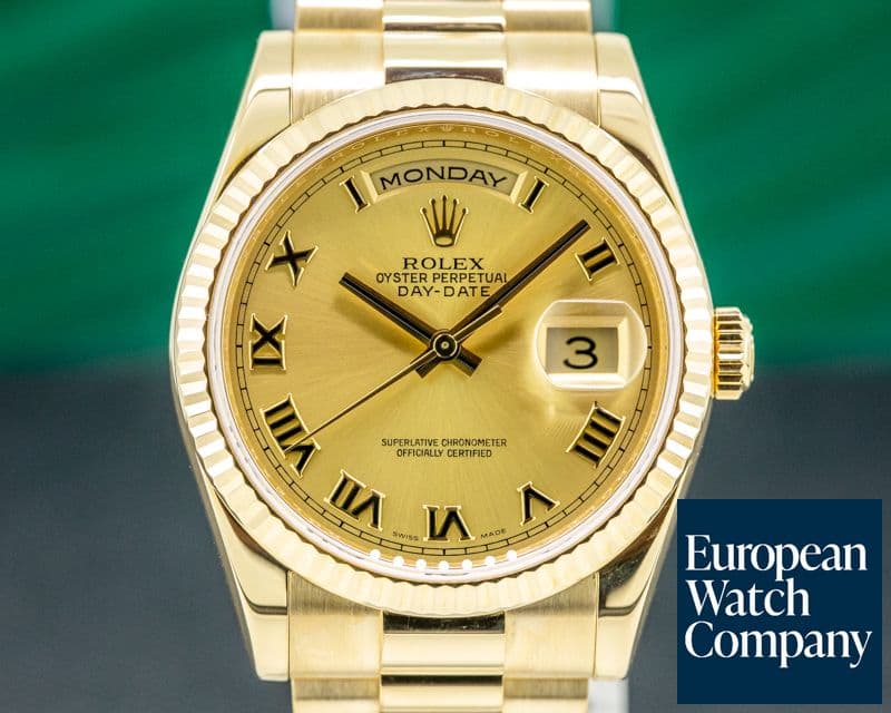 Image of Rolex Day Date President Champagne Dial 18K Yellow Gold 