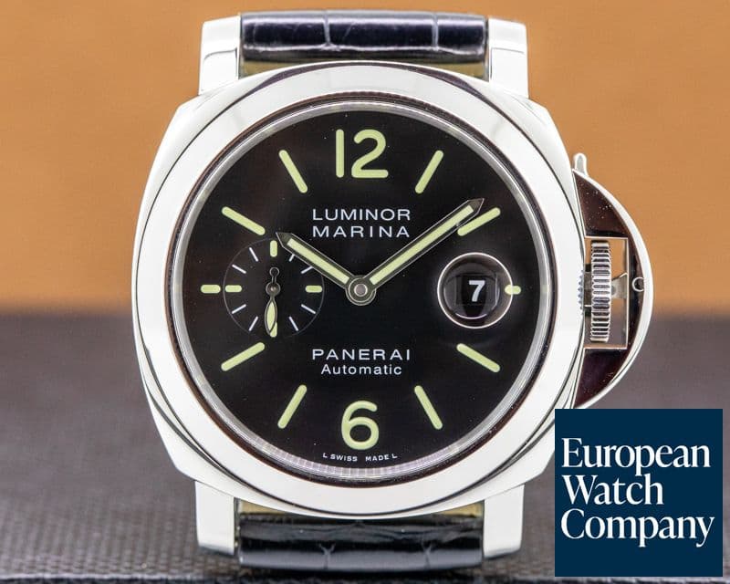 Image of Panerai Luminor Automatic SS Black Dial 
