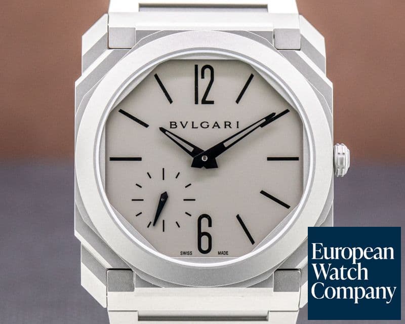 Image of Bulgari Octo Finissimo Titanium Extra Thin Grey / Black 40MM