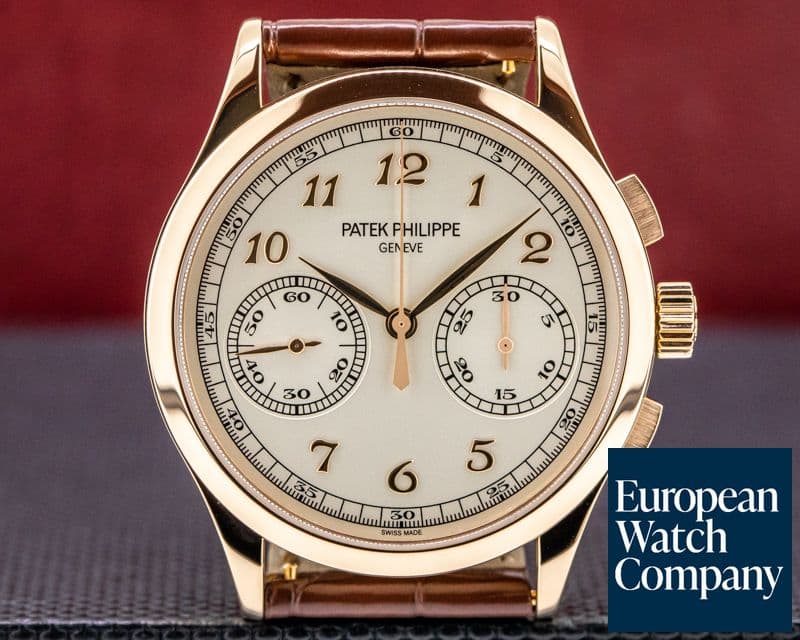 Image of Patek Philippe Chronograph 5170 18K Rose Gold Silver Dial 