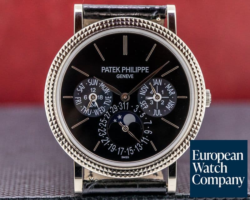 Image of Patek Philippe Perpetual Calendar 5139 Black Dial 18K White Gold