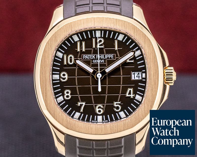 Image of Patek Philippe Aquanaut 18K 5167R Rose Gold / Brown Dial