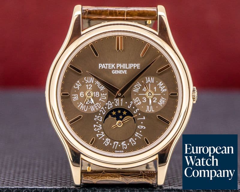 Image of Patek Philippe Perpetual Calendar 5140R Brown Dial 18K Rose Gold