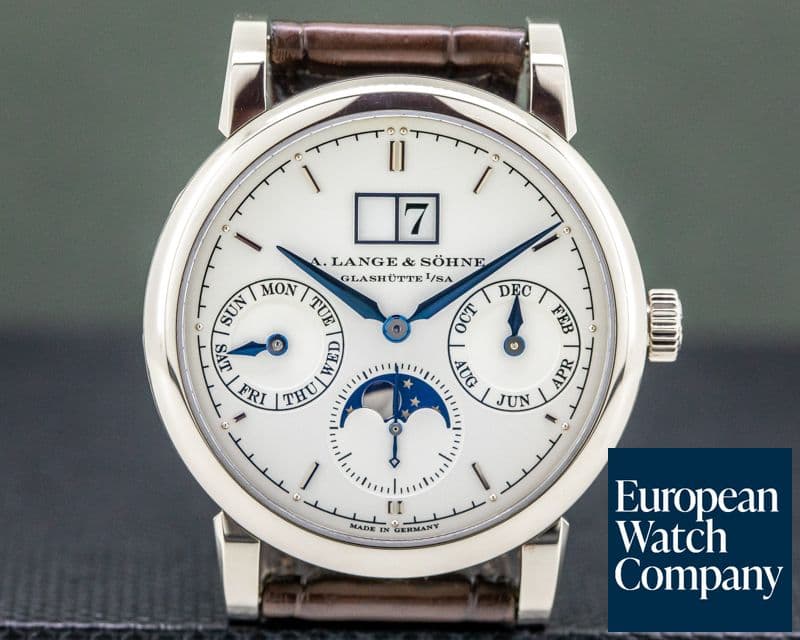 Image of A. Lange and Sohne Saxonia Annual Calendar 18K White Gold 