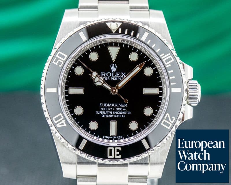 Image of Rolex Submariner No Date Ceramic Bezel SS