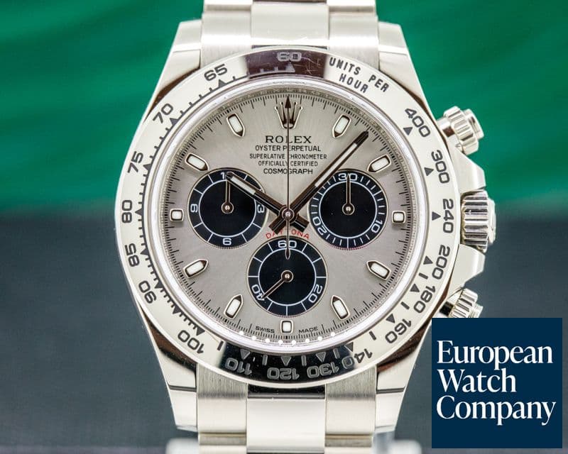 Image of Rolex Daytona Steel and Black Dial 18K White Gold 